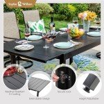 Sophia & William 9-Piece Outdoor Dining Set