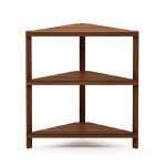 Furinno Tioman Hardwood Patio Corner Shelf - Teak
