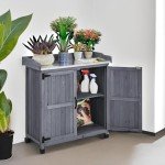 Yaheetech Outdoor Potting Bench with Storage
