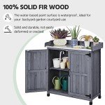 Yaheetech Outdoor Potting Bench with Storage