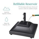 Fillable Heavy Duty Umbrella Base with Wheels