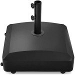 Heavy Duty Fillable Mobile Umbrella Base with Wheels