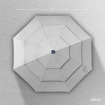 10ft Solar Patio Umbrella with LED Lights