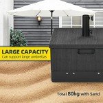 Outsunny 3-in-1 Umbrella Base and Planter Table