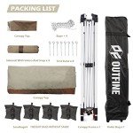 OUTFINE 12'x12' Pop Up Gazebo Canopy Tent