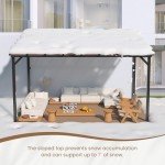 VONZOY 10' x 10' Hardtop Patio Gazebo