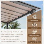 VONZOY 10' x 10' Hardtop Patio Gazebo