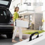 VINGLI 6-Foot Folding Picnic Bench - 2 Pack