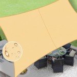 Waterproof 10'x13' Sand Sun Shade Sail