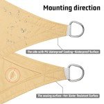 Waterproof 10'x13' Sand Sun Shade Sail