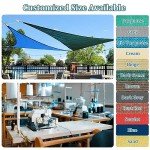 Rectangular Shade Sail 12' x 16' for Patios