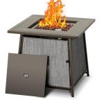 BALI OUTDOORS 28” Propane Fire Pit Table