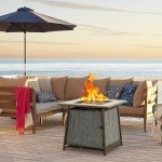 BALI OUTDOORS 28” Propane Fire Pit Table