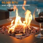 BALI OUTDOORS 28” Propane Fire Pit Table