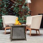 BALI OUTDOORS 28” Propane Fire Pit Table