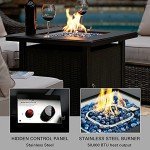 Bali Outdoors 28" Propane Fire Pit Table