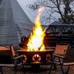 Outdoor 106.7 cm Wood Burning Fire Pit