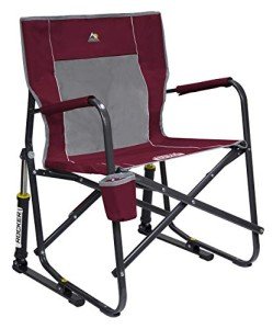 Portable Folding Rocking Chair with Drink Holder