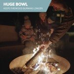 32-Inch Round Cast Iron Fire Pit Table