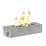 Portable Concrete Tabletop Fire Pit for Indoor/Outdoor