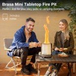 Brasa Smokeless Mini Tabletop Fire Pit