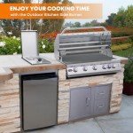 Stanbroil Outdoor Kitchen Stainless Steel Side Burner