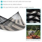 Sunnydaze XXL Thick Cord Mayan Family Hammock