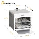 Portable Infrared Grill with Pizza Stone