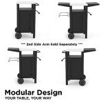 Outdoor Grill Cart with Storage & Prep Stand