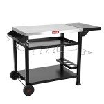 Feasto 3-Shelf Movable Grill Prep Table