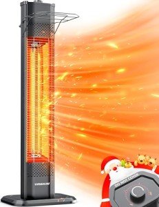 VAGKRI 1500W Outdoor Infrared Heater with Protection
