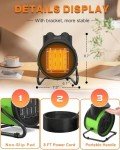 1500W Electric Outdoor Heater with Overheat Protection