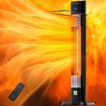 1500W Outdoor Patio Heater with Remote Control