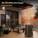 EAST OAK 48,000 BTU Outdoor Patio Heater
