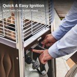 EAST OAK 48,000 BTU Outdoor Patio Heater