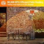 Hykolity 50,000 BTU Outdoor Patio Heater with Table