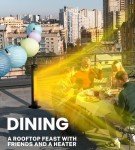 1500W Outdoor Patio Heater with Remote Control