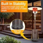 Hykolity 50,000 BTU Outdoor Patio Heater with Table