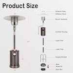 Hykolity 50,000 BTU Outdoor Patio Heater with Table