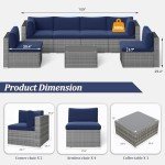 Sunvivi 7-Piece All-Weather Patio Furniture Set