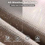 6-Piece Outdoor Sectional Sofa Set with Cushions