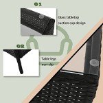 4-Piece Rattan Patio Furniture Set with Cushions