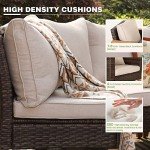 Oversized 3-Seater Outdoor Wicker Patio Couch