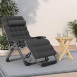 XXL Zero Gravity Chair with Cushions & Footrest
