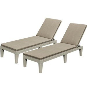 YITAHOME Outdoor Chaise Lounge Chairs Set of 2