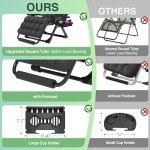 XXL Zero Gravity Chair with Cushions & Footrest