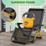 XXL Zero Gravity Chair with Cushions & Footrest