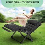 XXL Zero Gravity Chair with Cushions & Footrest