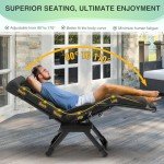 XXL Zero Gravity Chair with Cushions & Footrest