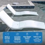 Vero Pool Lounger - Waterproof, Fade-Resistant Chair
